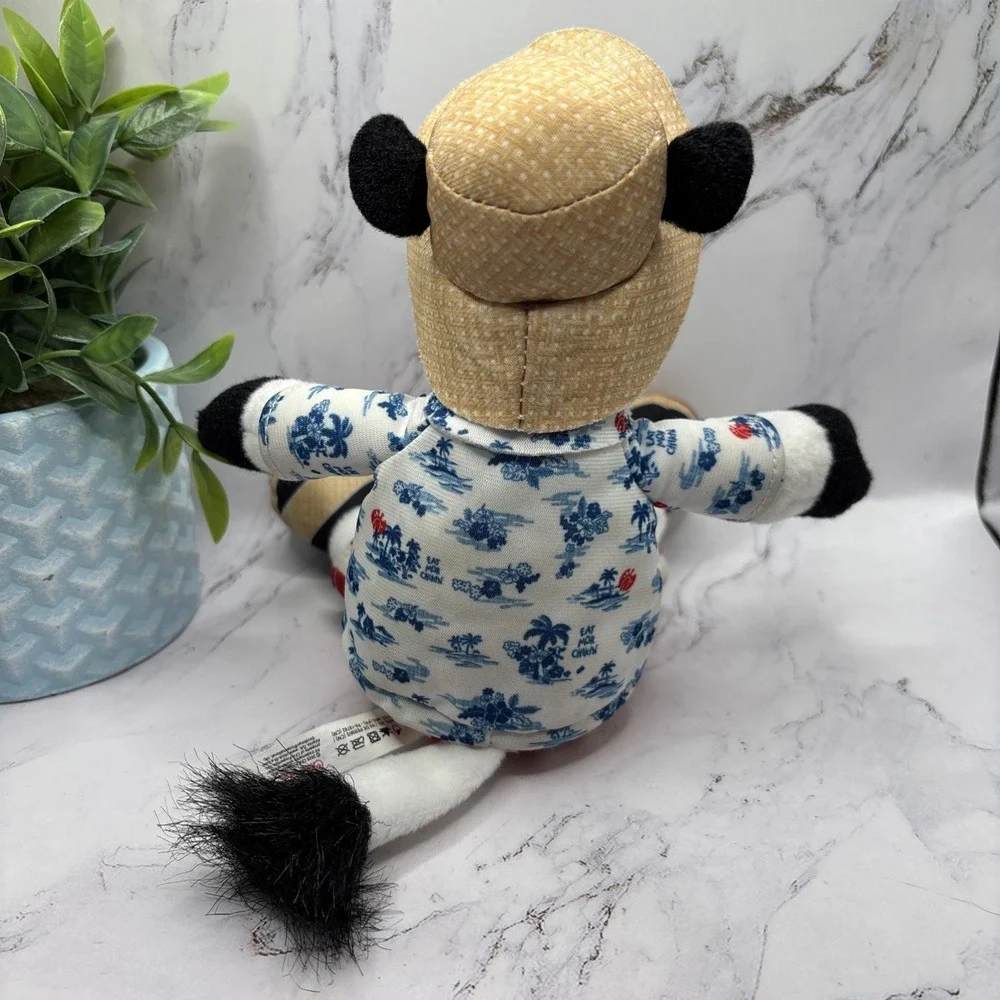 Chick-fil-A Summer 2025 Plush Cow Doll Toy Blue Tropical Island Shirt Cabana 7